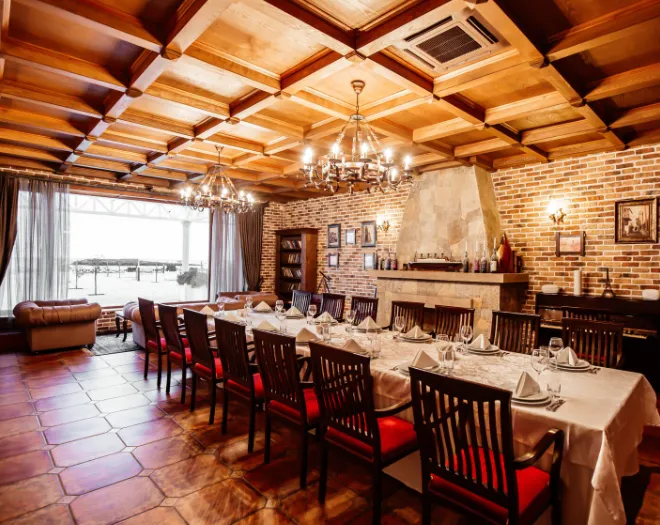 Piec opalany drewnem – serce Osteria Toscana