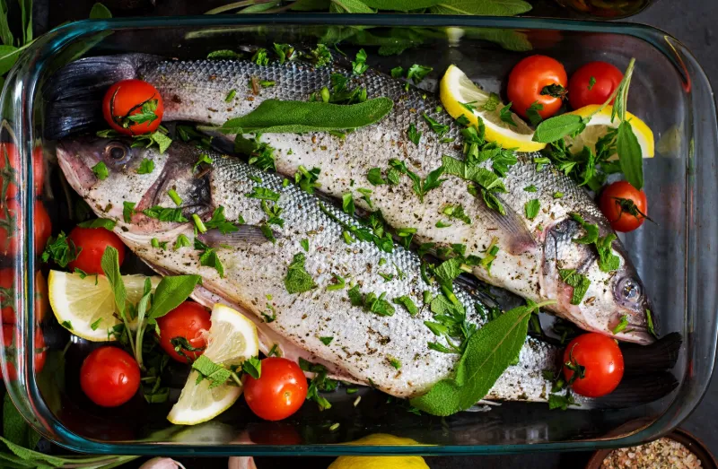 Branzino al Cartoccio – okoń morski pieczony w folii